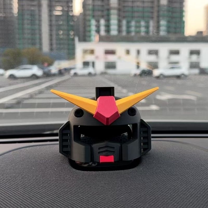 Thích hợp cho ZEEKR 7X / X Mũ Âm Thanh Gundam Mũ Bảo Hiểm Cơ Giới Âm Thanh Trang Trí Mũ Xe Hơi Trang