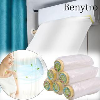 Túi mở rộng điều hòa BENYTRO, Túi dẫn gió bằng nhựa làm mát mùa hè, Ống dẫn khí băng tải 8 / 10 / 15 / 20M linh hoạt bền bỉ Hướng dẫn lưu lượng không khí