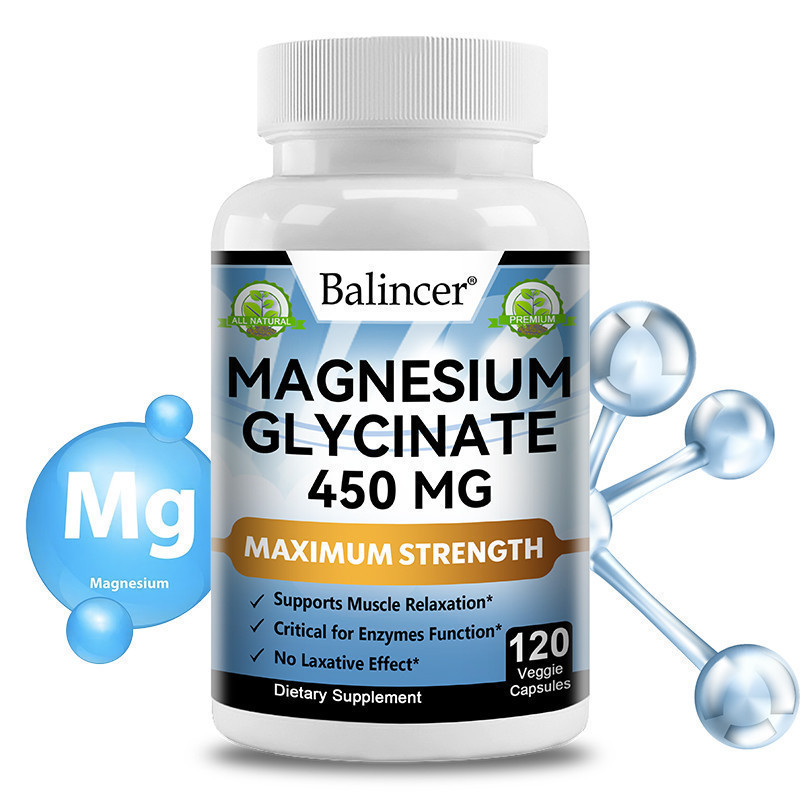 Viên Nang Balincer Magnesium Glycine Giúp Hỗ Trợ Sức Khỏe Cơ Bắp, Xương Khớp Và Tim Mạch, đồng Thời 