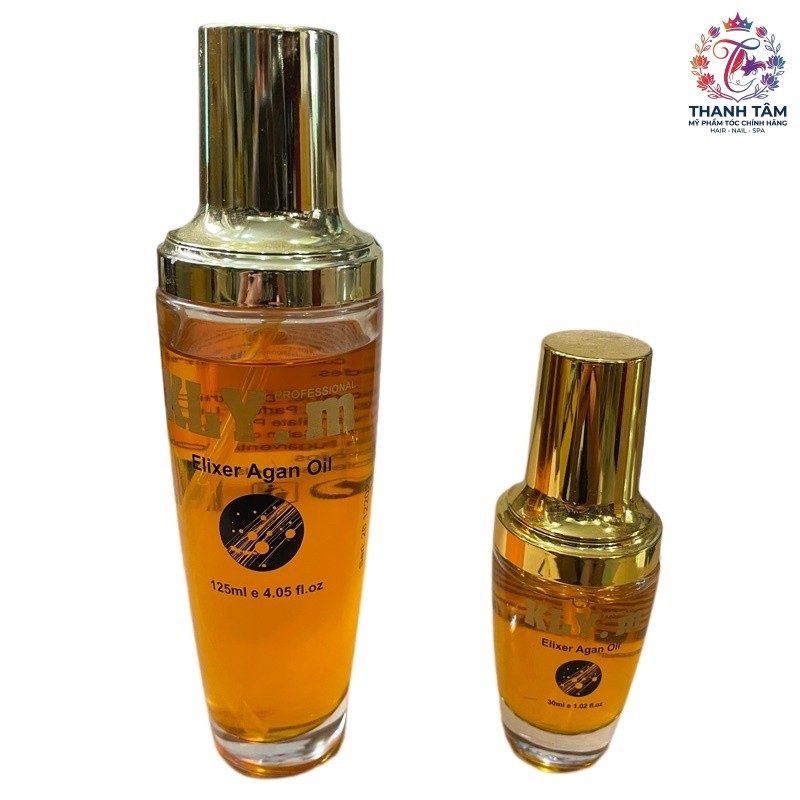 Tinh dầu dưỡng tóc Kly.M Elixer Argan Oil phục hồi tóc hư tổn 30ml .TT