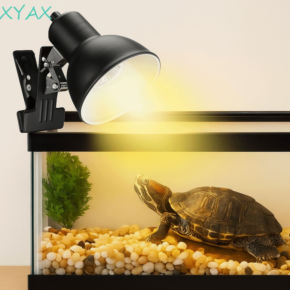 XYAX Đèn giữ nhiệt bò sát XYAX, Đèn sưởi ấm có thể điều chỉnh, Đèn phơi nắng Bò sát Giá đỡ đèn kẹp V