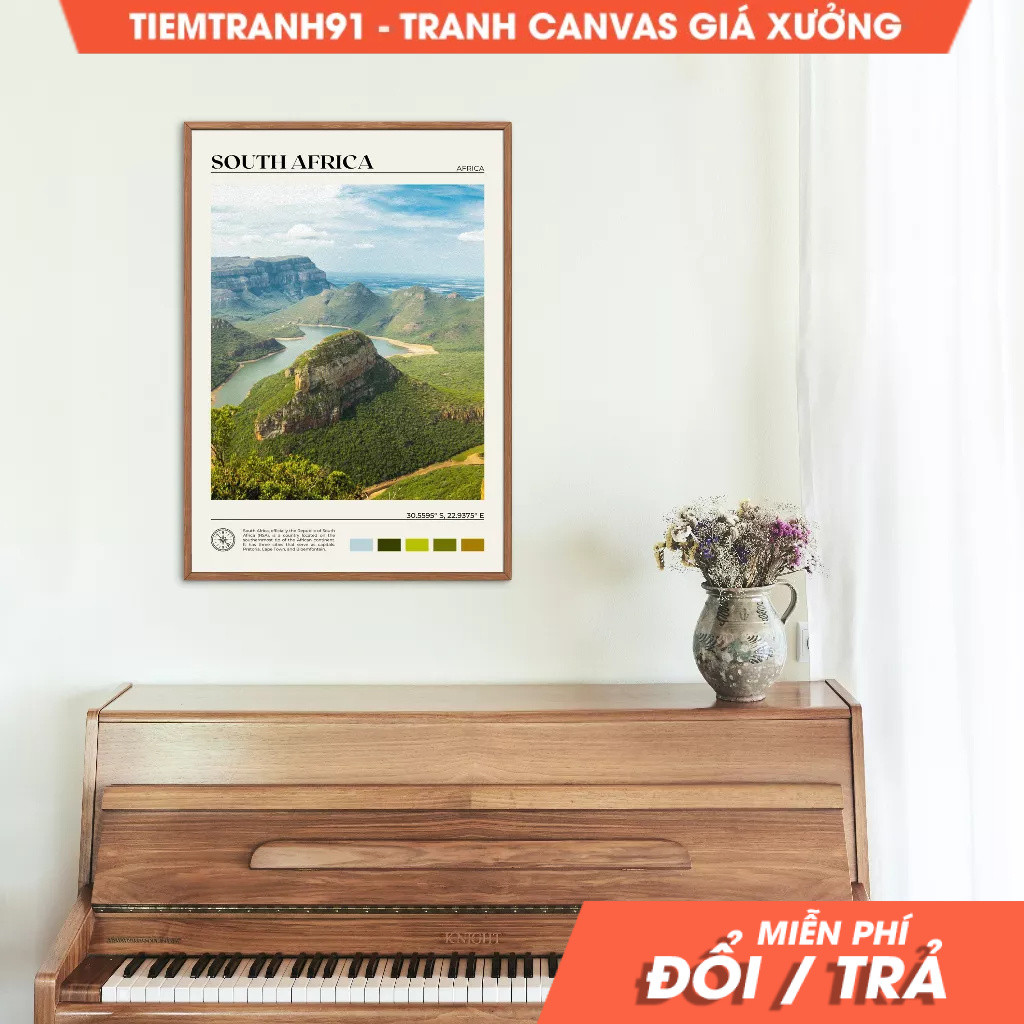 Tranh treo tường, Oil Paint, South Africa Wall Art, South Africa Poster, South Africa Photo, South A