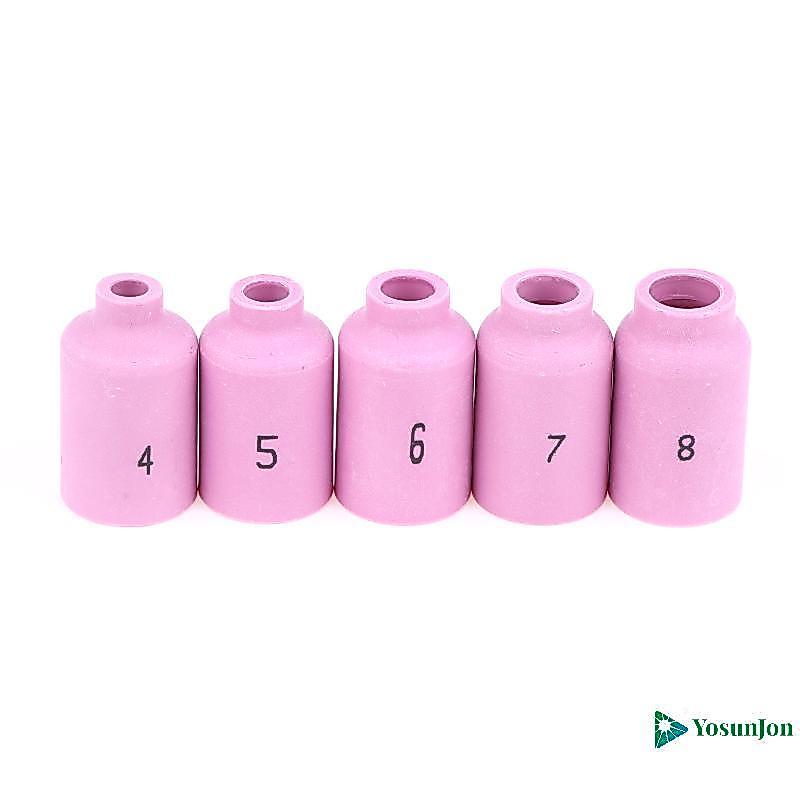 YosunJon] 42mm 54N14 54N15 54N16 54N17 54N18 Vòi phun gốm Alumina cho TIG WP17 18 26 Phụ kiện đèn pi