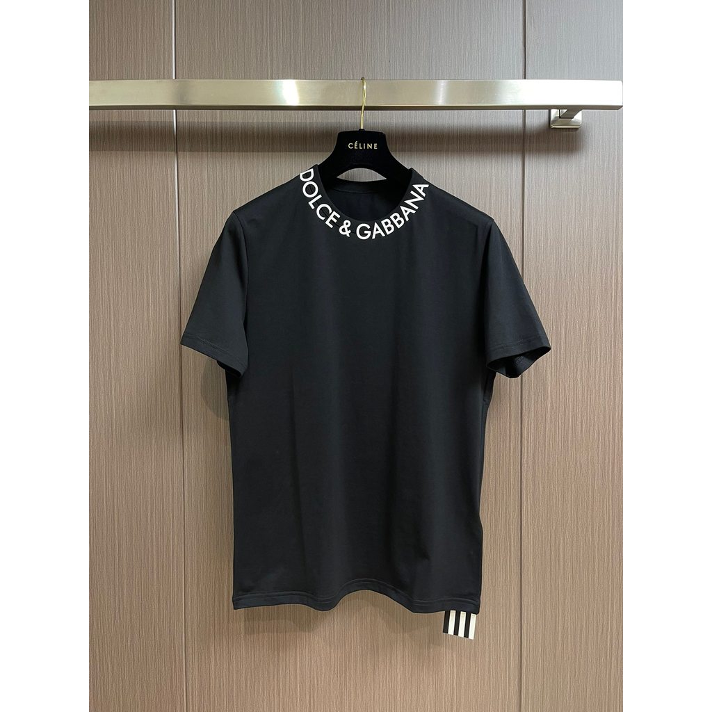 Dolce & Gabbana Dolce & Gabbana Áo thun ngắn tay mùa hè Kích thước lớn Phong cách cổ điển Trang web 