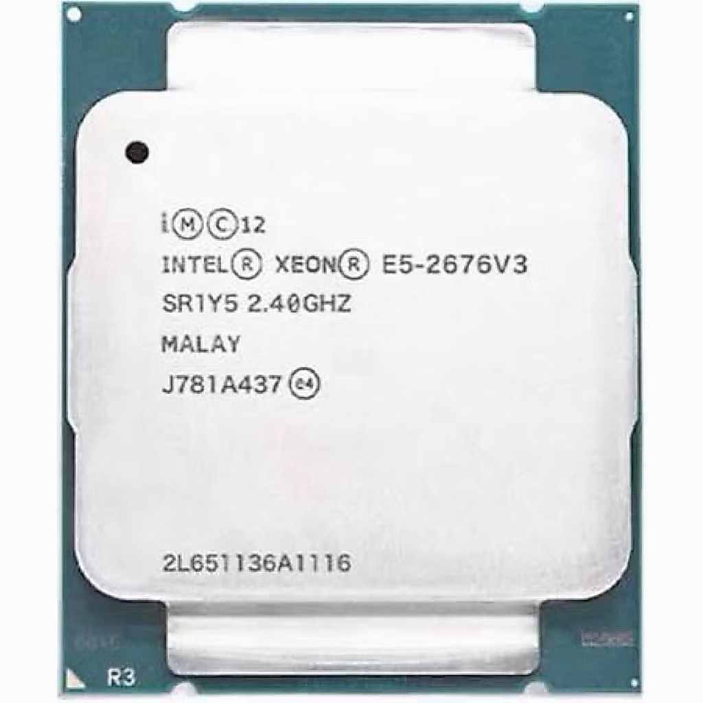CPU INTEL XEON E5-2678v3 , 2676v3, BẢO HÀNH 12TH