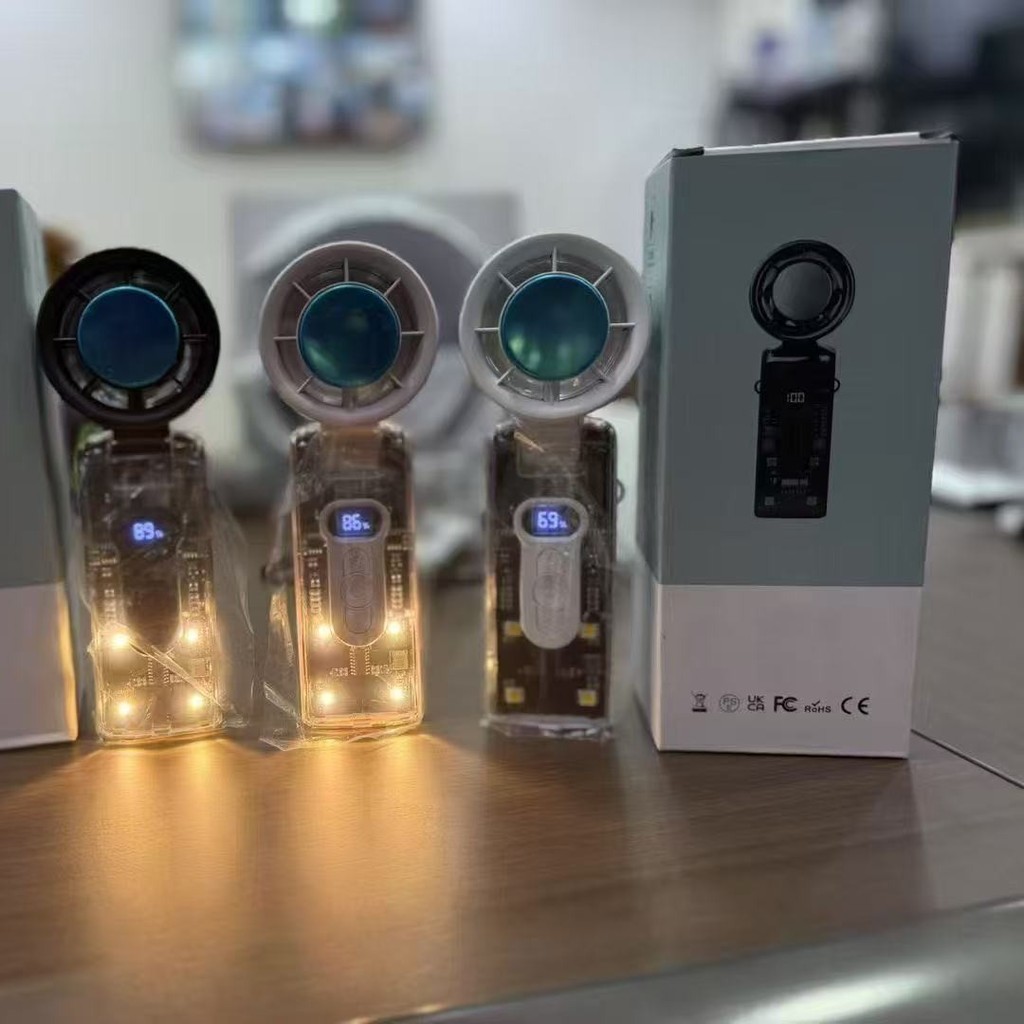 FC8 Quạt Cầm Tay USB Để Bàn Ngoài Trời Sạc Bán Dẫn Làm Lạnh Di Động Tuổi Thọ Pin Dài mini Quạt Nhỏ Q