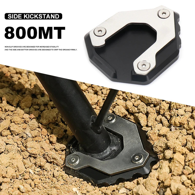Mới Xe Máy Bên Chân Đế Đứng Mở Rộng Tấm Cho CFMOTO 800MT 800Mt Bên Đứng Phóng To CF MOTO 800 MT 800 