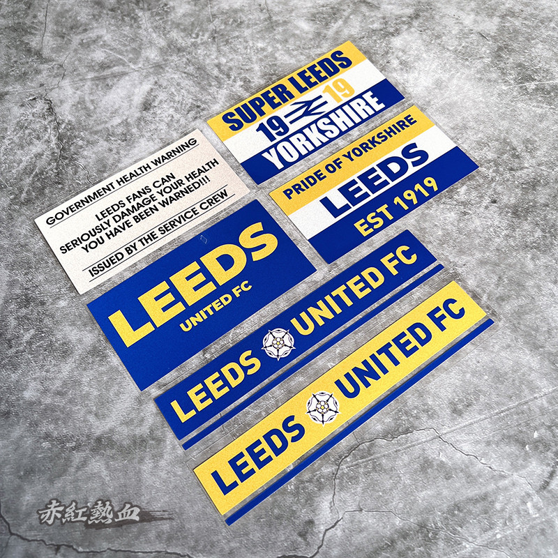 Màu đỏ Hot-Blooded Premier LEEDS LEEDS Phản Quang Chống Thấm Nước Dán Xe Máy Điện Thân Xe Sản Phẩm N