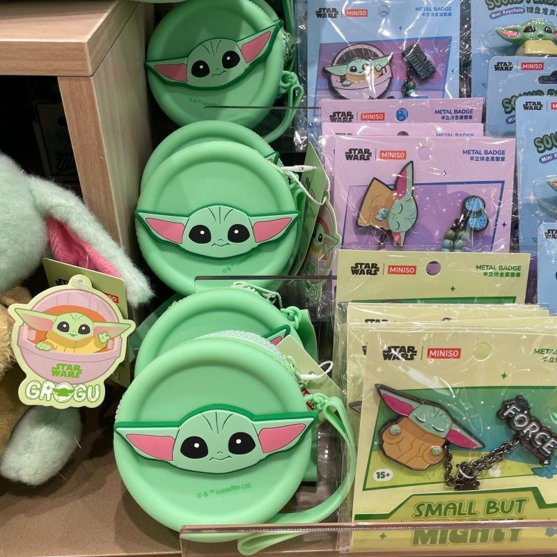 [MINISO] MINISO MINISO Star Wars Series Ví đựng tiền xu cổ điển Hoạt hình vui nhộn dễ thương Ví đựng
