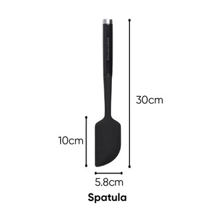 KitchenAid - Phới Vét Bột Spatula Silicone Classic - Màu Đen
