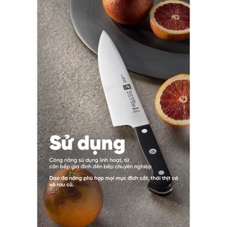 Dao Chef Zwilling Gourmet  Thái thịt cá rau củ - 20cm