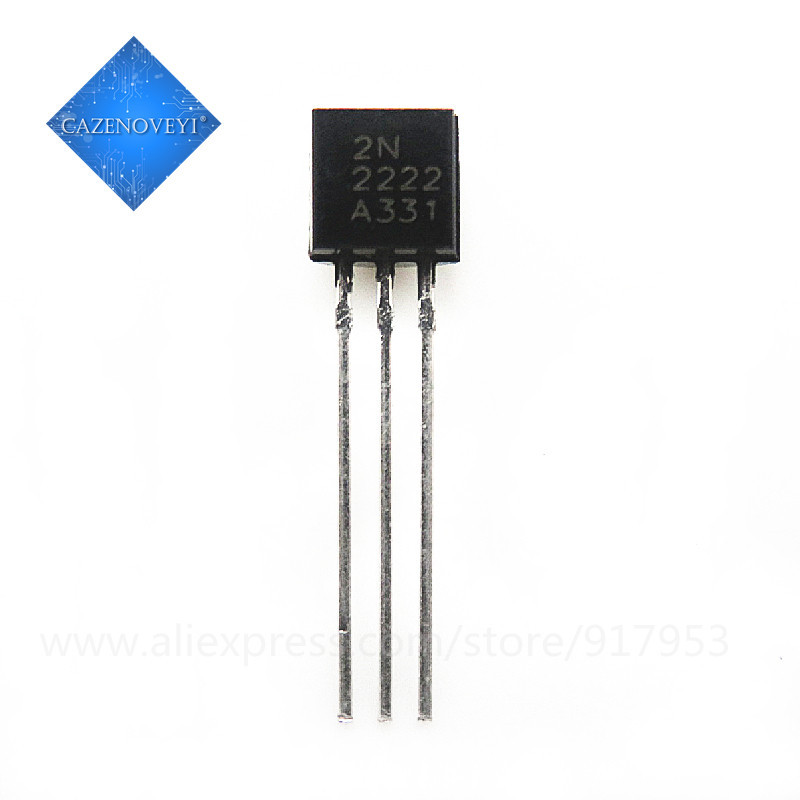 100 Piece 2N2222 2N2222A TO-92 TO 92 Transistor chip gốc mới