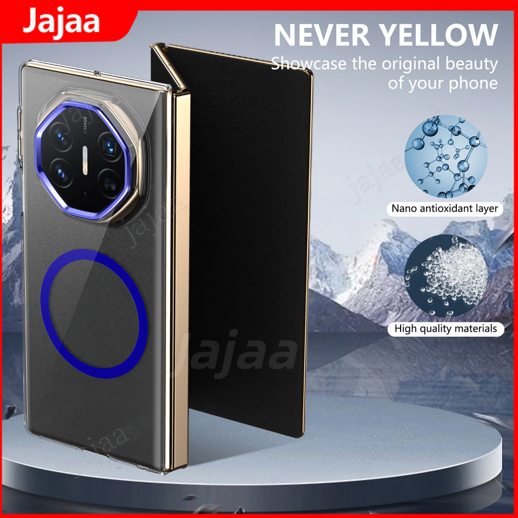 Ốp Điện Thoại Từ Tính Cho Huawei Mate XT Ultimate PC Trong Suốt Cứng Trong Suốt Ốp Lưng