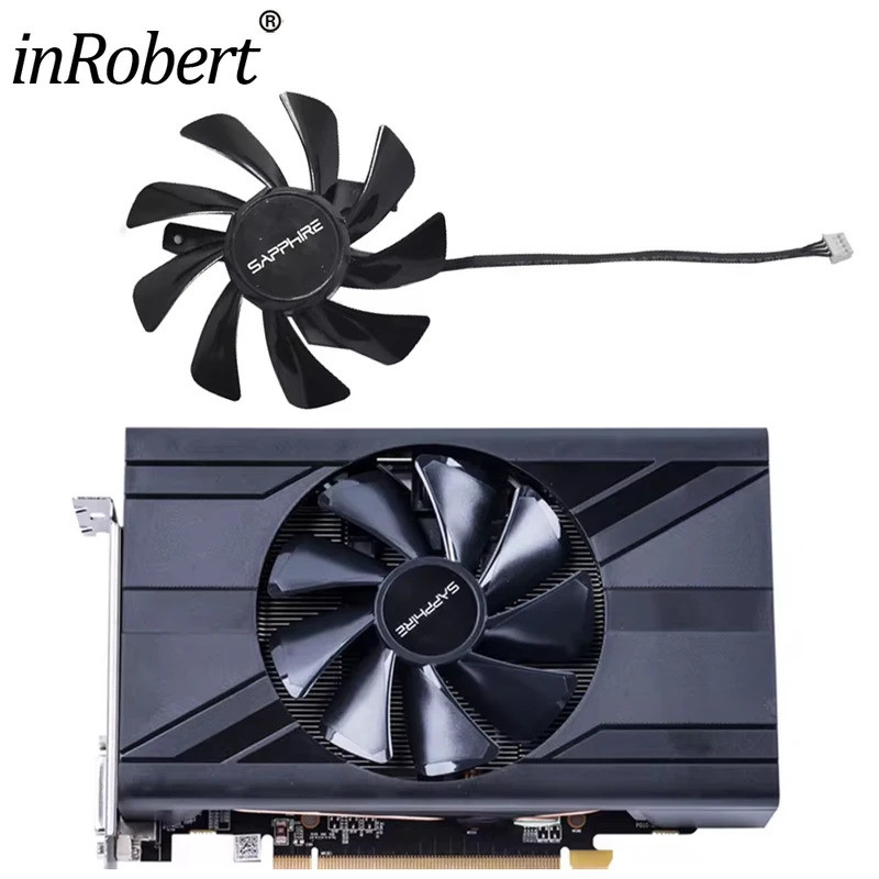 I85MM T129215SU Video Card Quạt Thay Thế Cho Sapphire RX 570 470D ITX RX470D RX570 Card Đồ Họa Quạt 