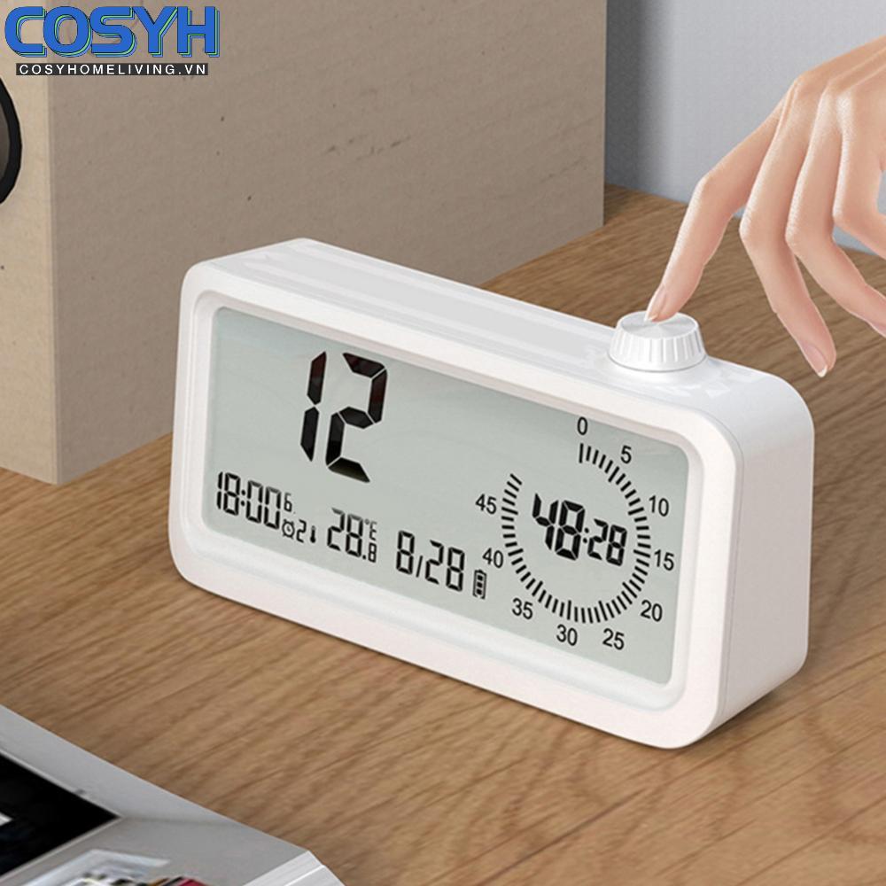 <cosyh>Alarm Clock Personalized Scheduling Three AAA Battery Powered For Students