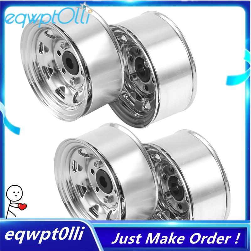  eQQ  4 Chiếc 1.55 Kim Loại Beadlock Bánh Xe Hub Cho 1 / 10 RC Xe Bánh Xích Jr 90069 D90 CC01 LC70 M