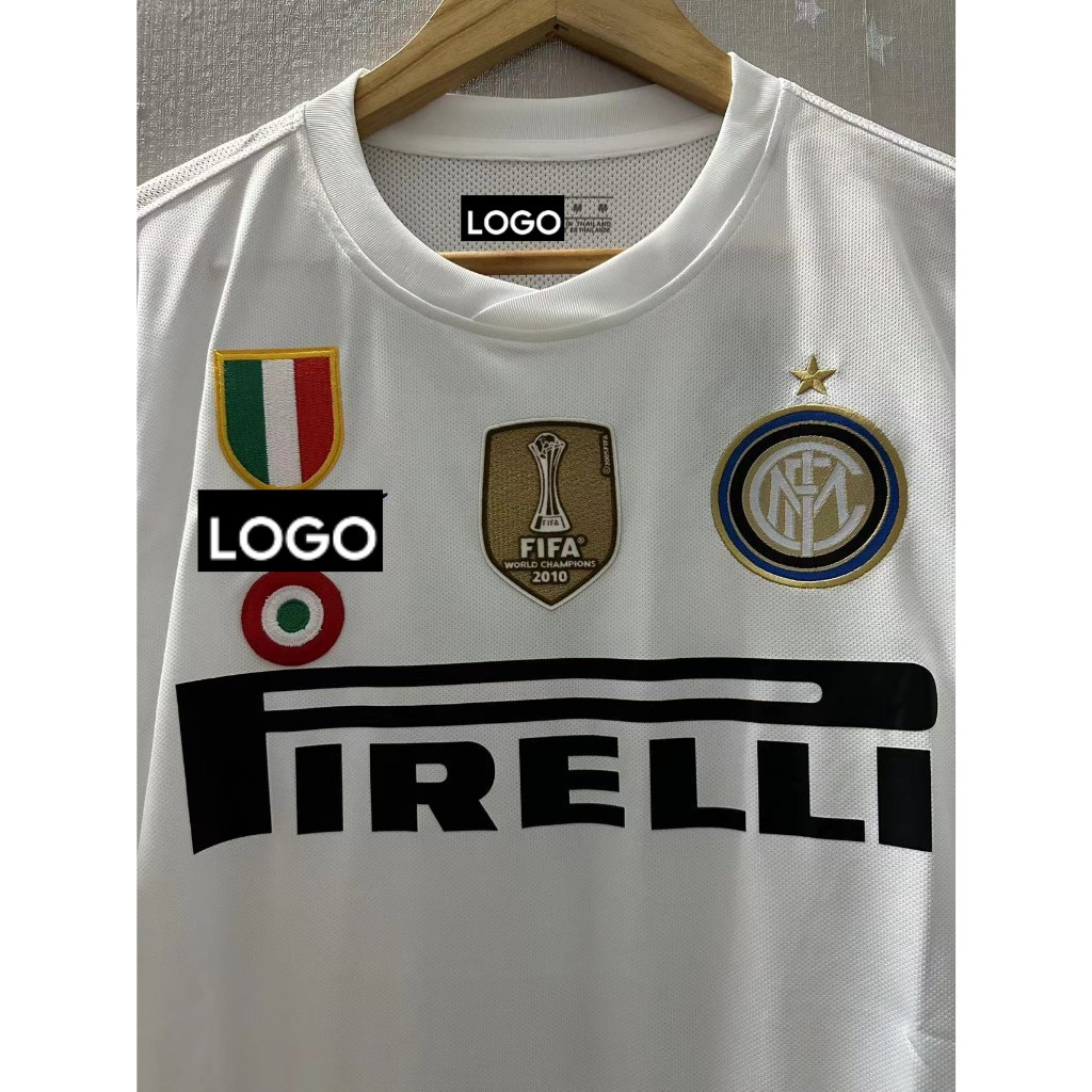 S-XXL 10-11 Inter Milan Milano Sân Khách Retro Áo Bóng Đá Chất Lượng Hàng Đầu Vintage Áo Bóng Đá Tùy