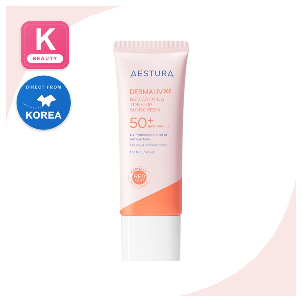 [aestura] Kem chống nắng Derma UV365 Red Calming Tone-Up 40ml / Kem chống nắng Hàn Quốc / Hiệu ứng t
