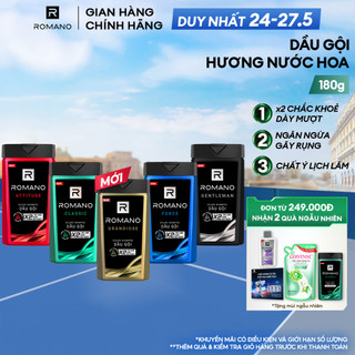 Dầu gội nam Romano hương Nước hoa nam 180g
