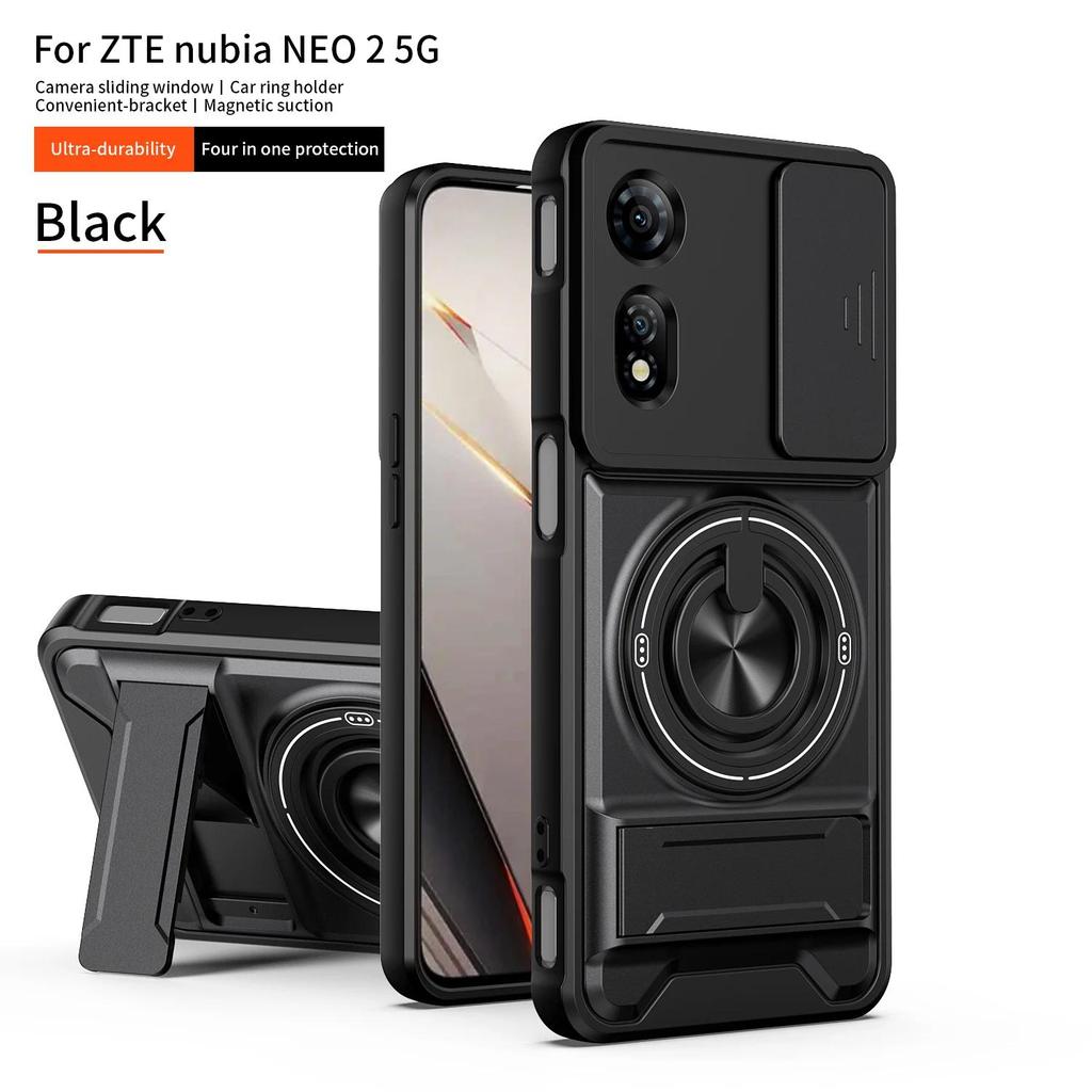 Ốp Lưng Cho ZTE Nubia NEO 3 Từ Đứng Trượt Bảo Vệ Camera Cho Nubia NEO2 NEO3 Âm Nhạc 4G Focus Pro 5G 