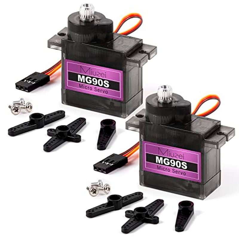 RC 9G Hướng Cho Robot Dự Án Động Cơ Arduino Máy Bay Trực Thăng Động Cơ Servo, (4) Bộ Xe Ô Tô Micro K