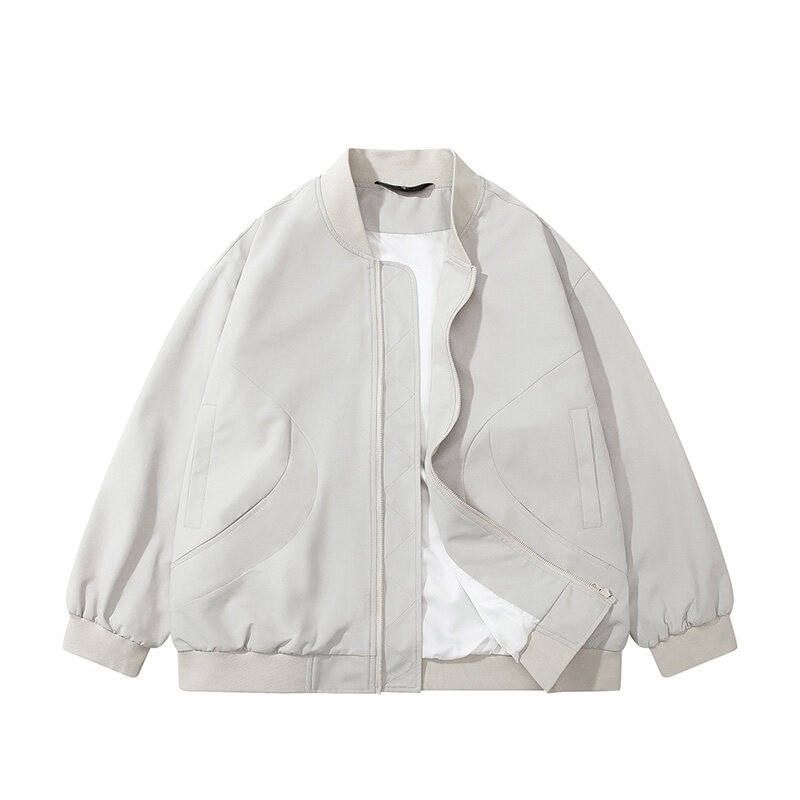 Cleanfit Harrington Quilted Jacket Nam Thu Đông Dạo Phố Mặc Mỹ Retro Phi Công Bóng Chày Đồng Phục Áo