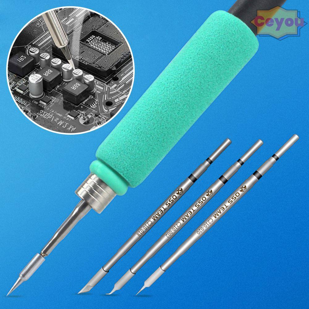 Bộ dụng cụ trạm hàn CEYOU C210 Công cụ hàn tay cầm C210 Series T210 không chì