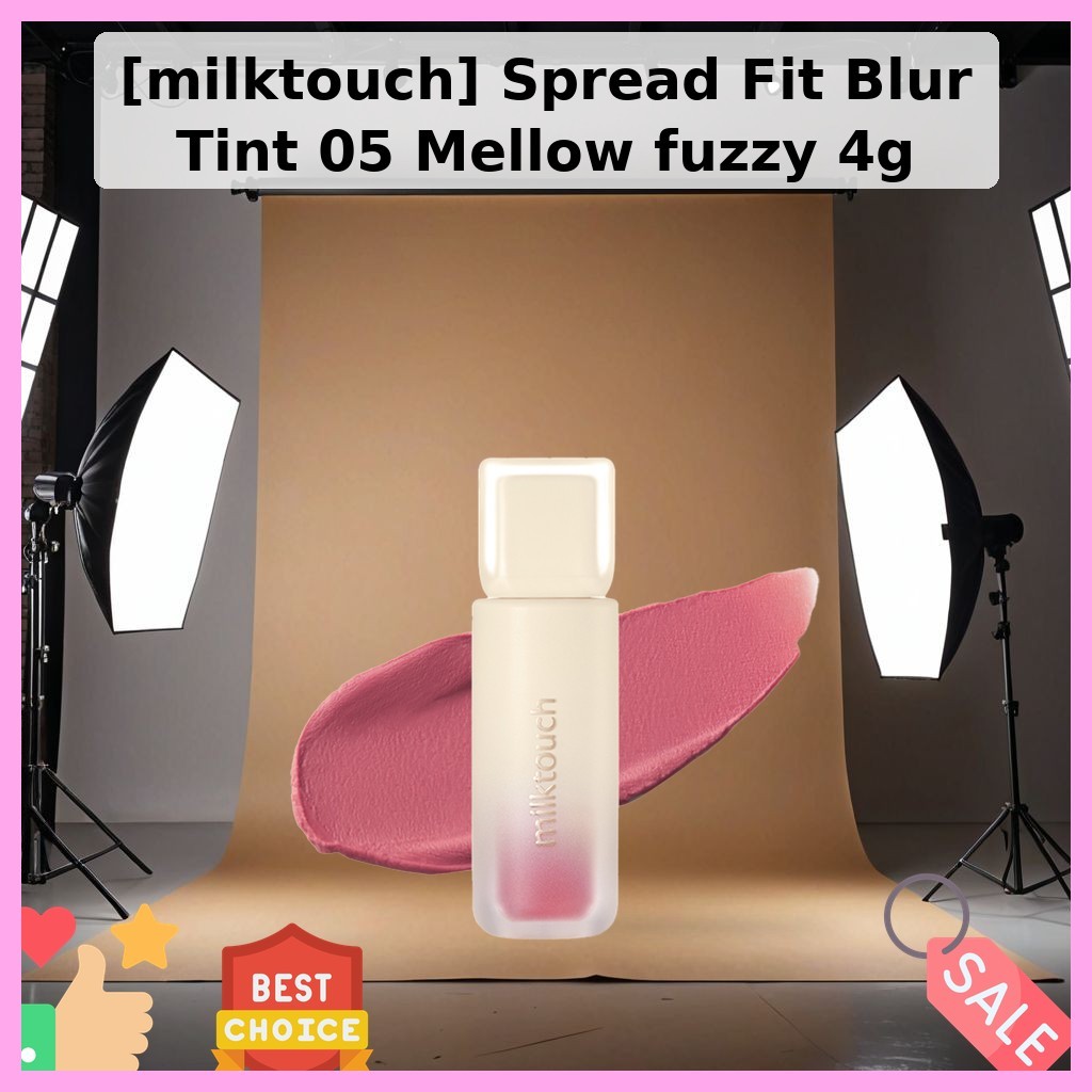 [milktouch] Spread Fit Blur Tint 05 Mellow fuzzy 4g / Son Tint Hàn Quốc / Hoàn thiện không tì vết / 