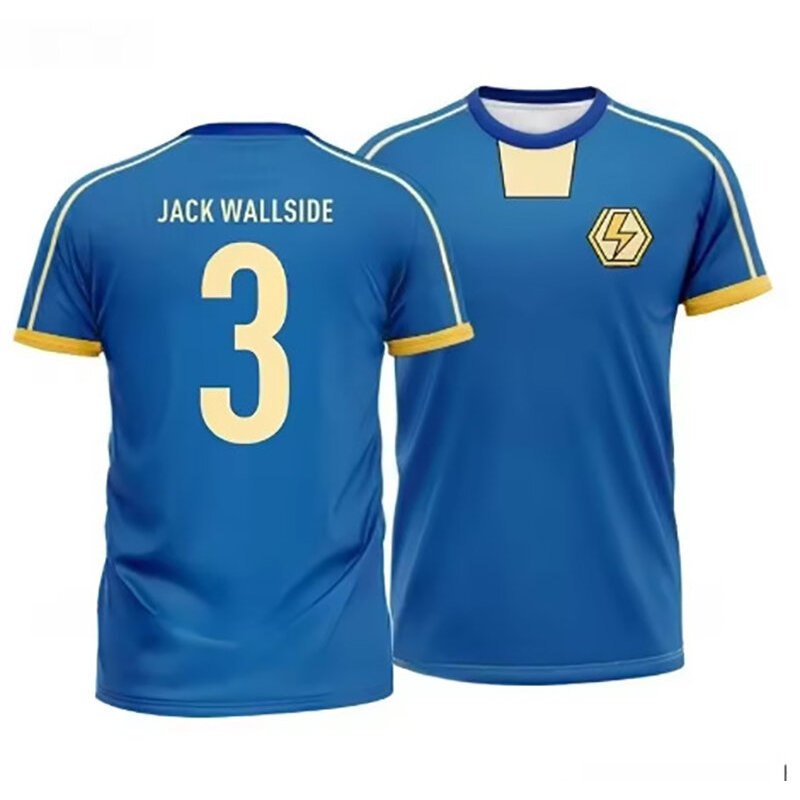 Kaio Jersey Anime Inazuma Eleven Nhập Vai Áo Thun In 3D Đội Bóng Đá Huấn Luyện Đồng Phục Nam Nữ Thể 