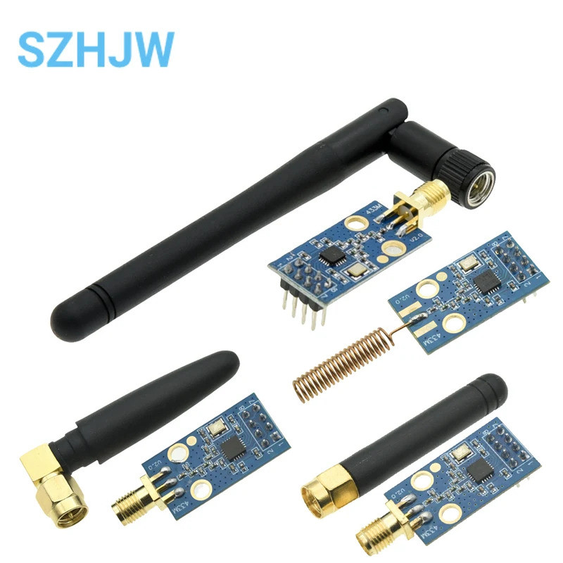 Mô-đun không dây CC1101 với mô-đun thu phát không dây ăng-ten SMA 433MHZ