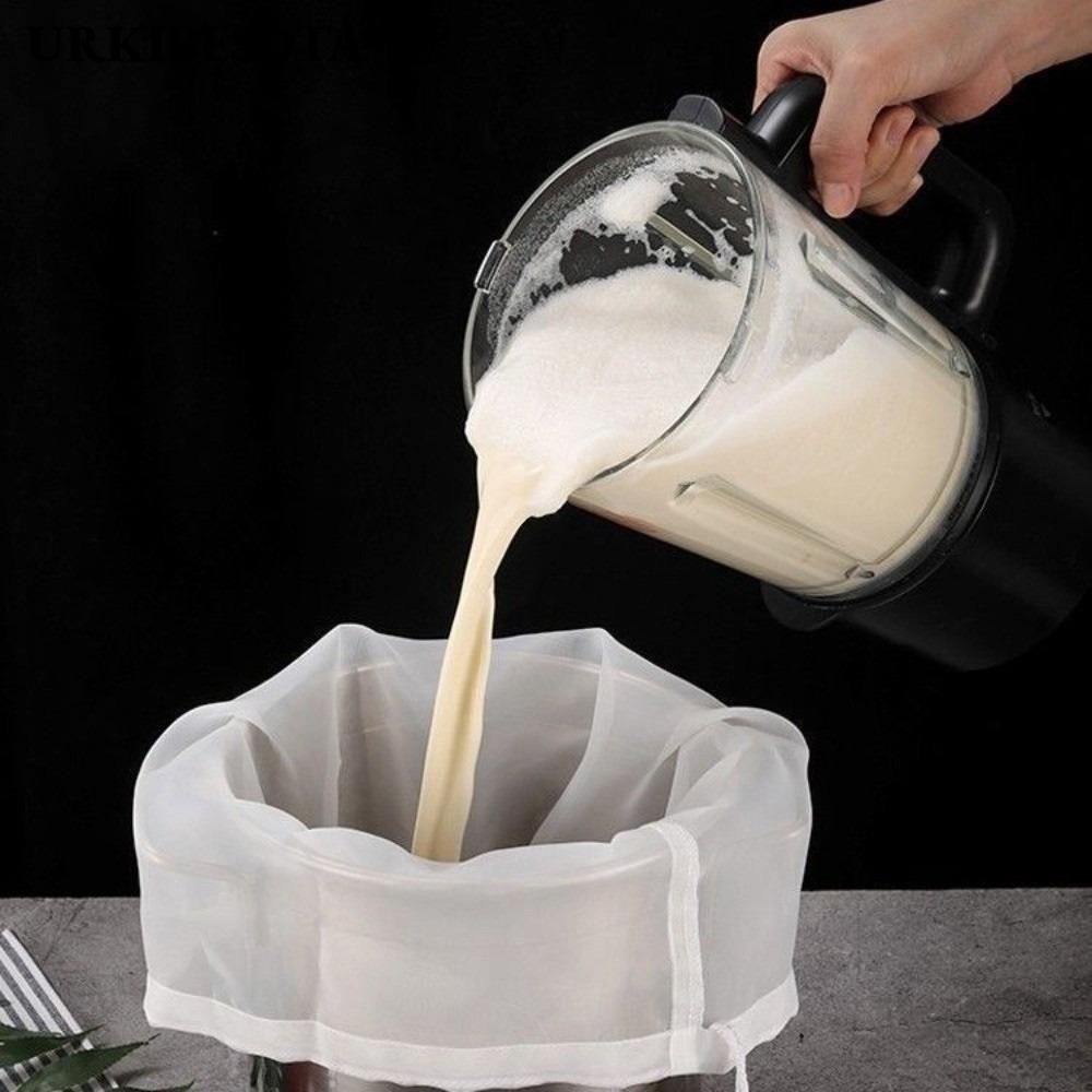 Máy Lọc Thực Phẩm URKIBESOTA, Túi Lọc Lưới Mịn Có Thể Tái Sử Dụng, Túi Lọc Nylon Thực Phẩm Nhà Bếp C