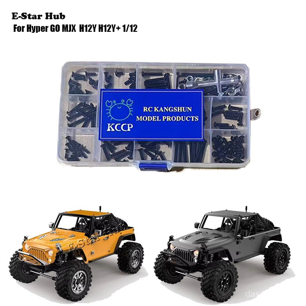 Hộp Vít Sửa Đổi RC Xe Cho Hyper GO MJX H12Y H12Y + 1 / 12 Kim Loại Nâng Cấp Phần ODXS
