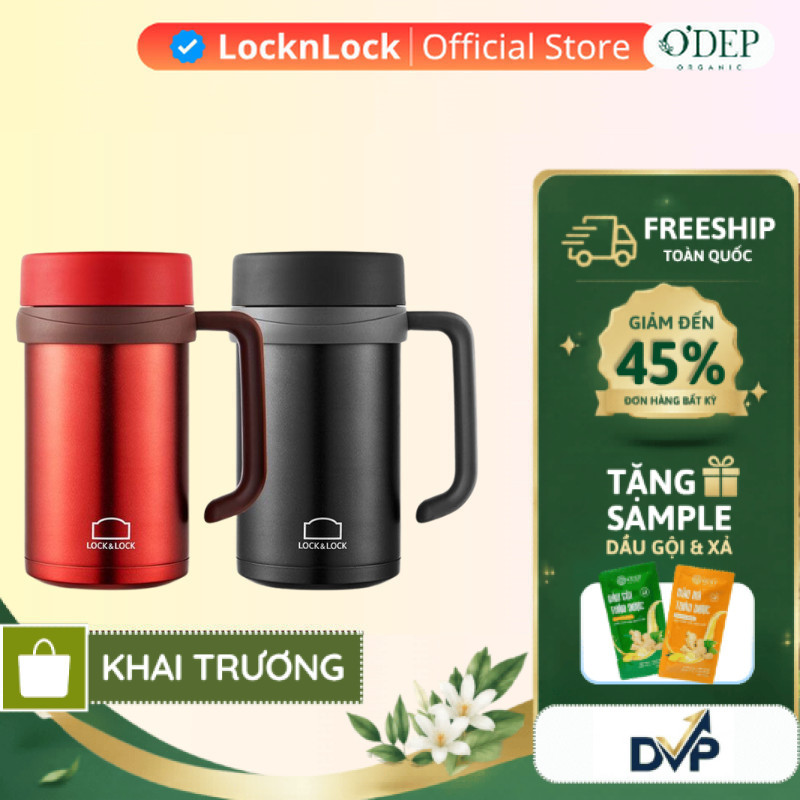 Ly giữ nhiệt LocknLock 500ml Basic Table Mug Chính hãng dung tích LHC9002  LOCKNLOCK - SHOP DVP