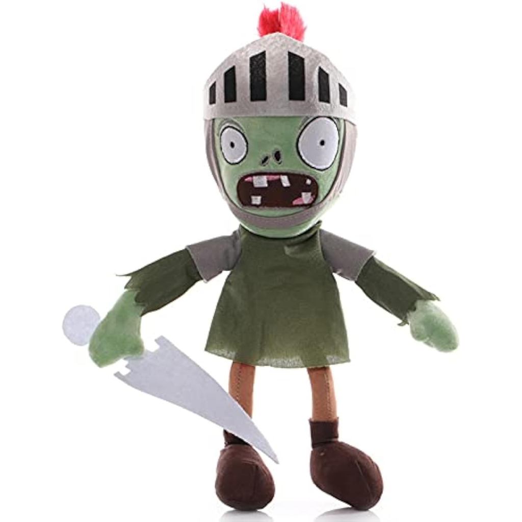 JHESAO 12 "PVZ Thực Vật Và Hiệp Sĩ Zombies Sang Trọng Đồ Chơi Zombie Bình Thường PVZ Sang Trọng 1 2 