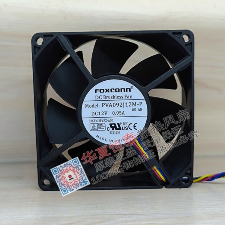 PVA092J12M-P Mới Chính Hãng FOXCONN FOXCONN 12V 0.95A Quạt Làm Mát PWM Bốn Dây
