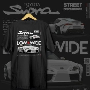 Áo thun sợi nhỏ Toyota Supra Mk5