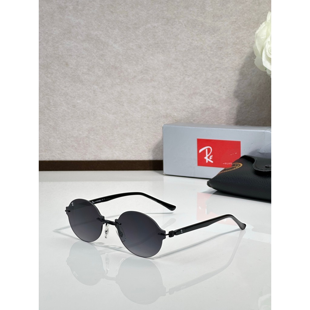 DNM0 Ra**an Frameless Myopia Glasses with Starlight Glitter, Fashionable and Versatile Anti-Blue Lig
