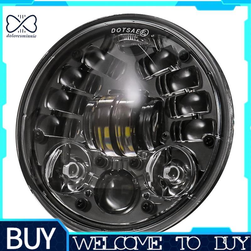 Đa Năng 5.75 Inch Đèn Pha LED 5 3 / 4 Inch LED DRL Hi / Lo 36W Chùm Xe Máy Bật Đèn Pha Chạy Ban Ngày