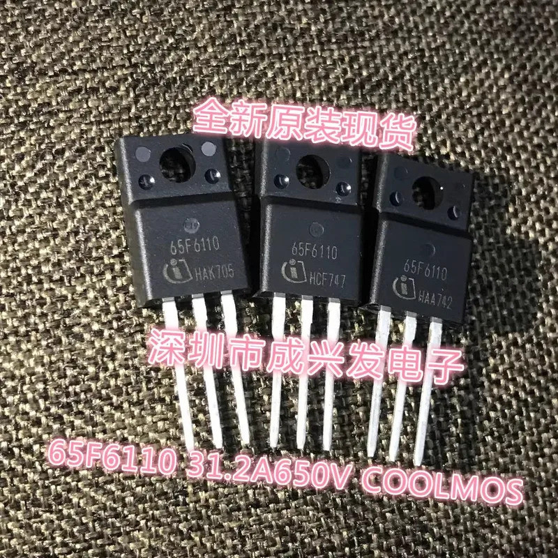 10 CÁI IPA65R6110CFD 65F6110 TO-220F 31.2A 650V IGBT MOSFET MOS Mới Transistor Chất Lượng Cao