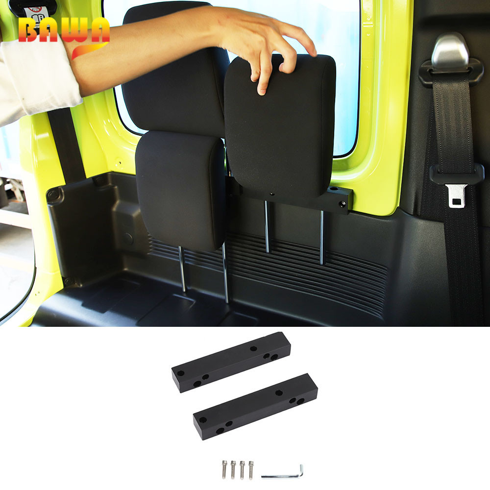 BAWA Phụ Kiện Nội Thất Cho Suzuki Jimny JB74 Ghế Ô Tô Tựa Đầu Giá Đỡ Đứng Gắn Chân Đế Cho Suzuki Jim