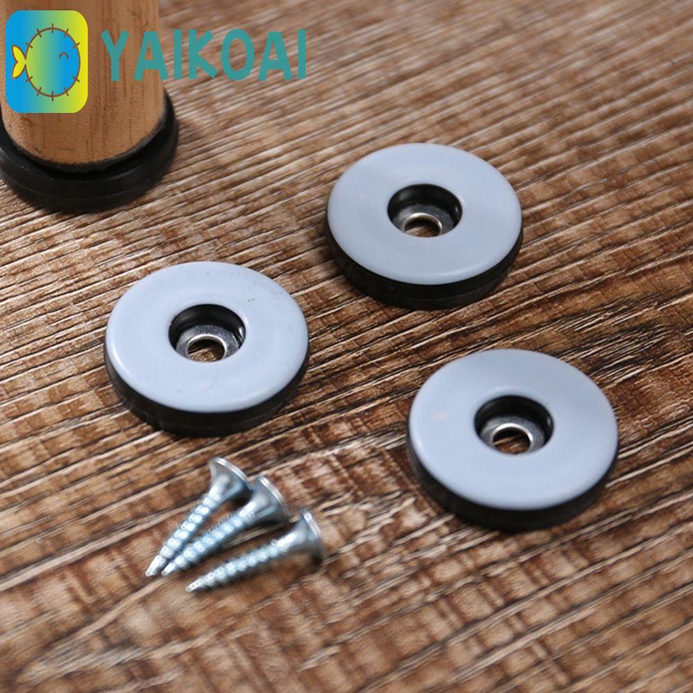 GLENES Tầng Bảo Vệ Ghế Chân Mover 8 Chiếc Đồ Nội Thất Chân Thanh Trượt Có Vít Ghế Chân Miếng Lót Di 