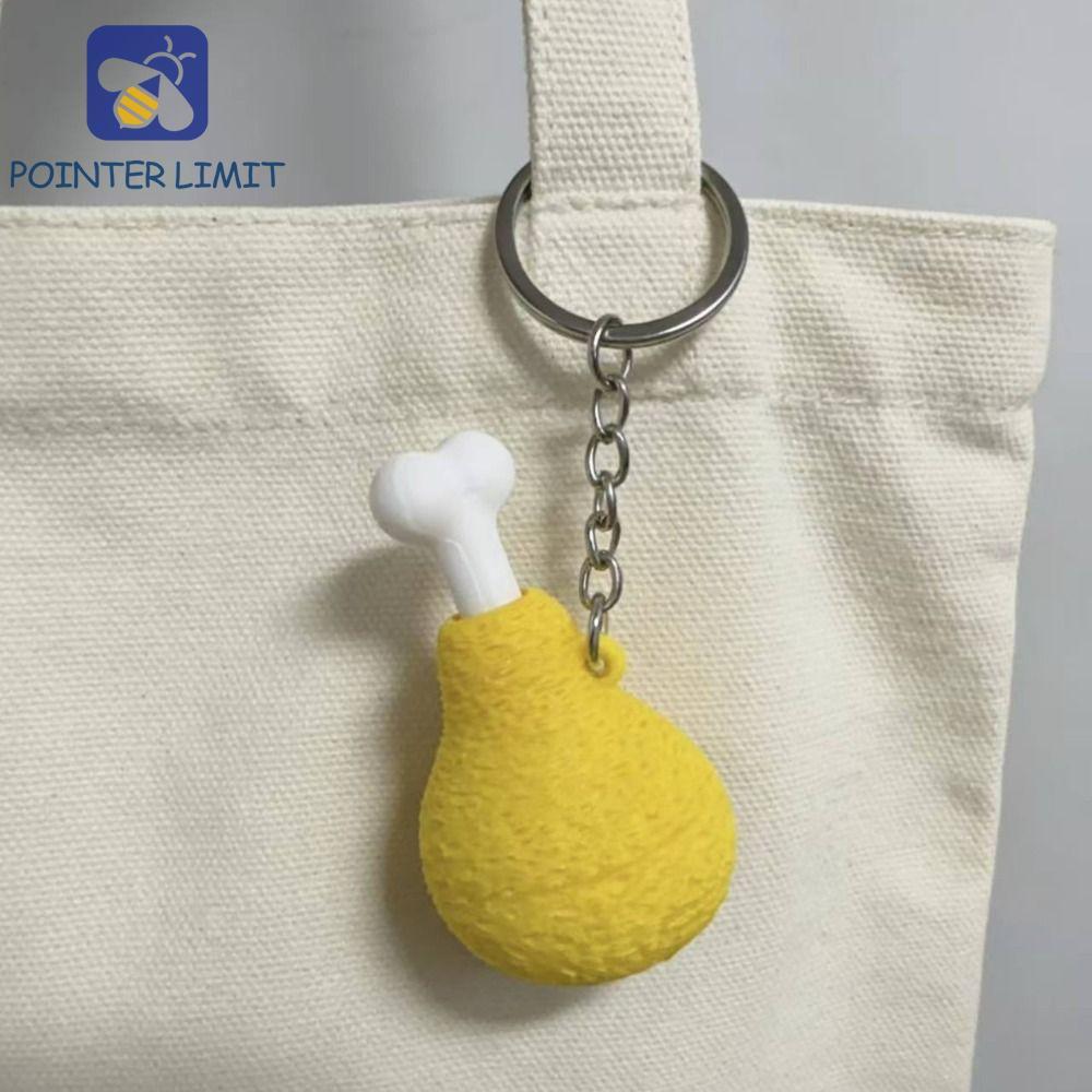 POINTER LIMIT Chân Gà Clicker Móc Khóa, Cảm Giác Mô Phỏng Fidget Móc Khóa, Đồ Chơi Trẻ Em Túi In 3D 