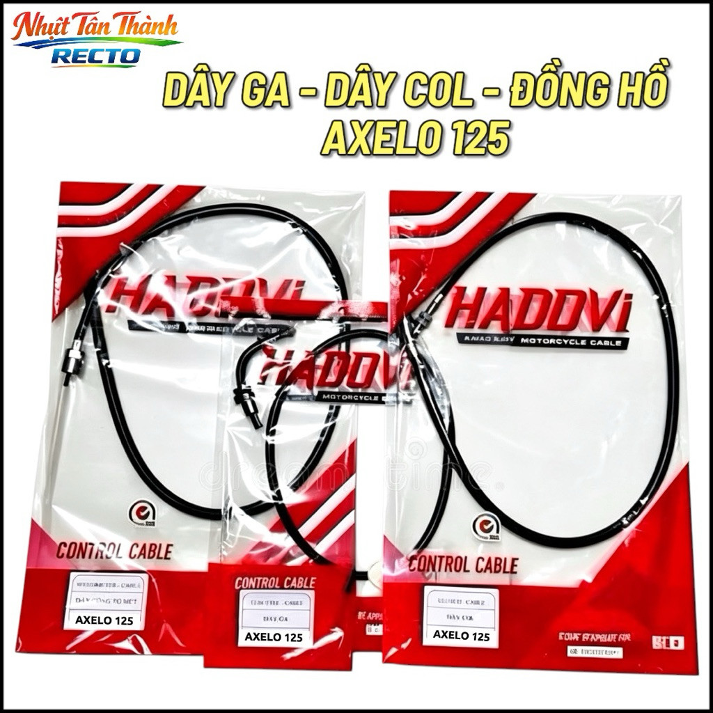 Dây Ga,Dây Col,Dây Đồng Hồ Công Tơ Mét Axelo 125 Hàng Thương Hiệu Hadovi Thailand . .