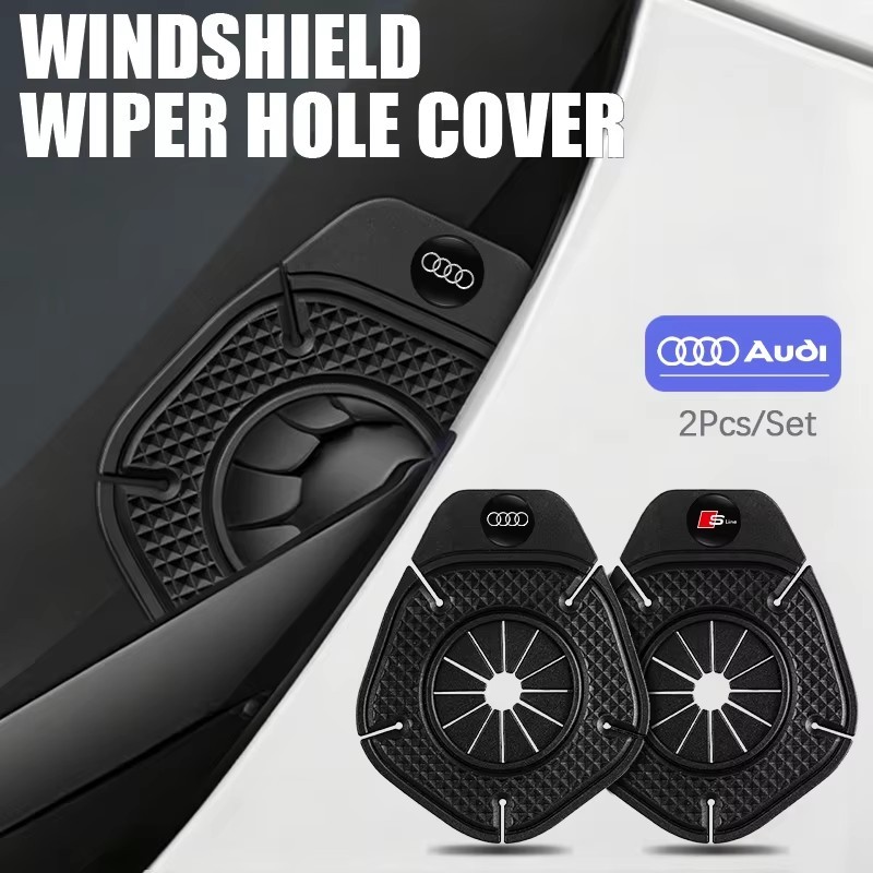 Đế gạt nước ô tô Vỏ bảo vệ nắp silicon chống bụi cho Audi A3 A4 A6 Q5 A5 A1 Q3 Q7 A7 TT Q2 SQ5 RSQ3 