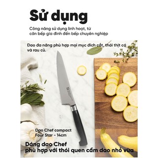 Dao Chef Compact Zwilling Four Star - 14 cm