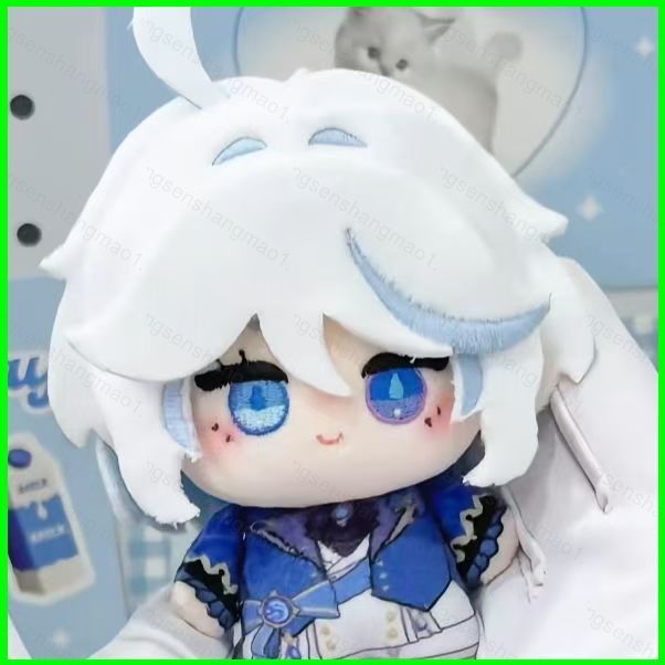 PS1 (Không má hồng) Genshin Impact Furina Plushie Game Merch Túi búp bê Cotton sang trọng dễ thương 