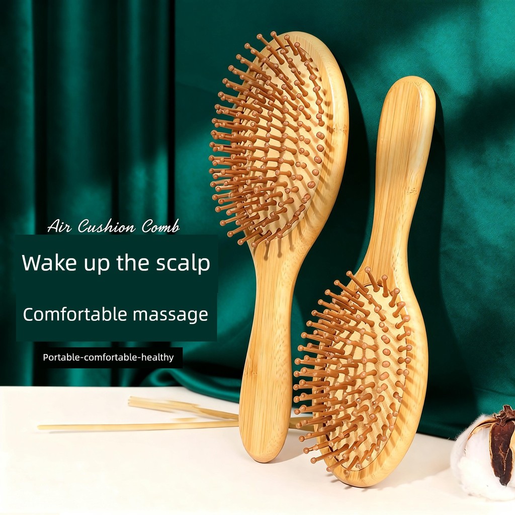 lược gỡ dối lược gỡ dối tóc Lược chải tóc dài chuyên dụng dành cho nữ bằng tre