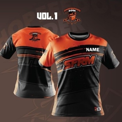Áo thun SHOPEE FOOD RIDER Jersey