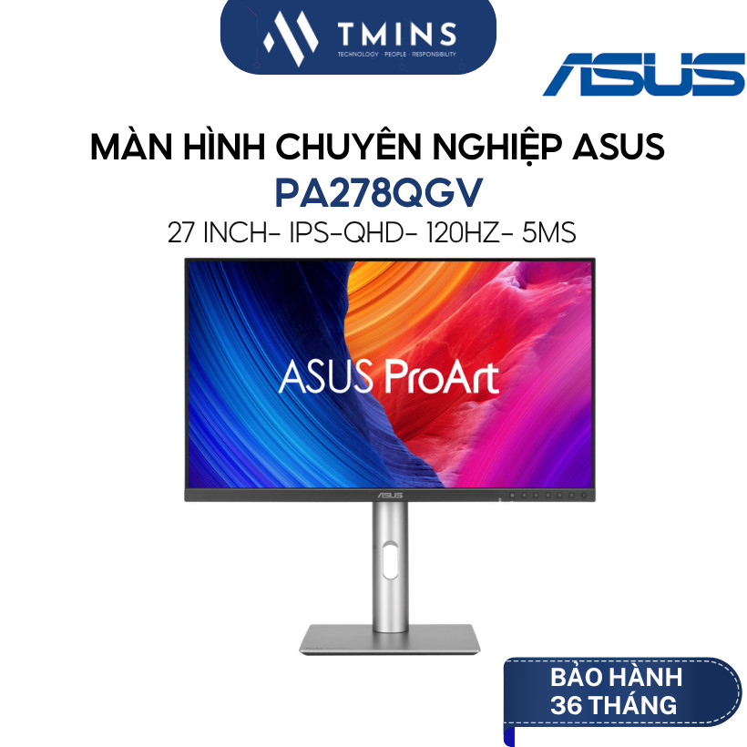 Màn hình ASUS ProArt PA278QGV (27 inch/ IPS/ 2K/ 120Hz/ 5ms) - Hàng chính hãng