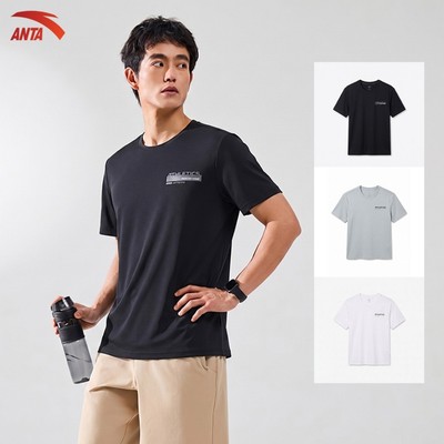 ANTA Áo phông thun tay ngắn NAM Thể Thao Short Sleeve Polo Shirt Pickleball Tập Gym Tennis 1526A7110